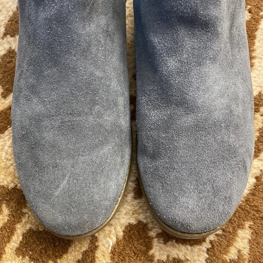 TOMS Suede/Felt Tribal ankle boot women’s 7 Western Coastal cowgirl Rodeo Grey